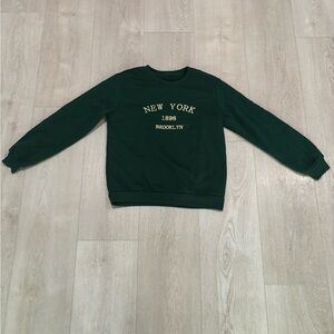 Green New York 1898 Brooklyn Women’s Sweater
